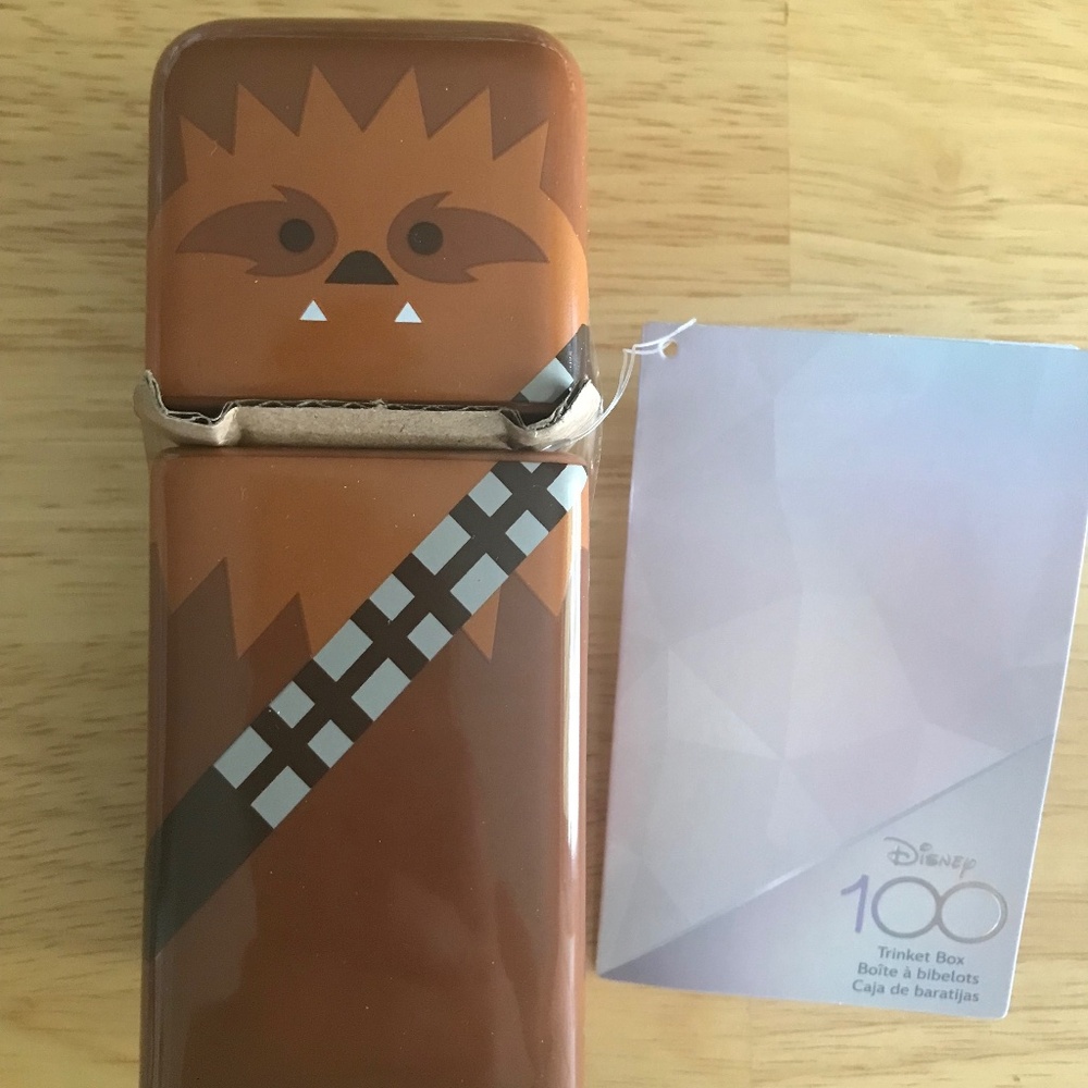 Disney 100 Years Celebration Star Wars Chewbacca Trinket Box NWT